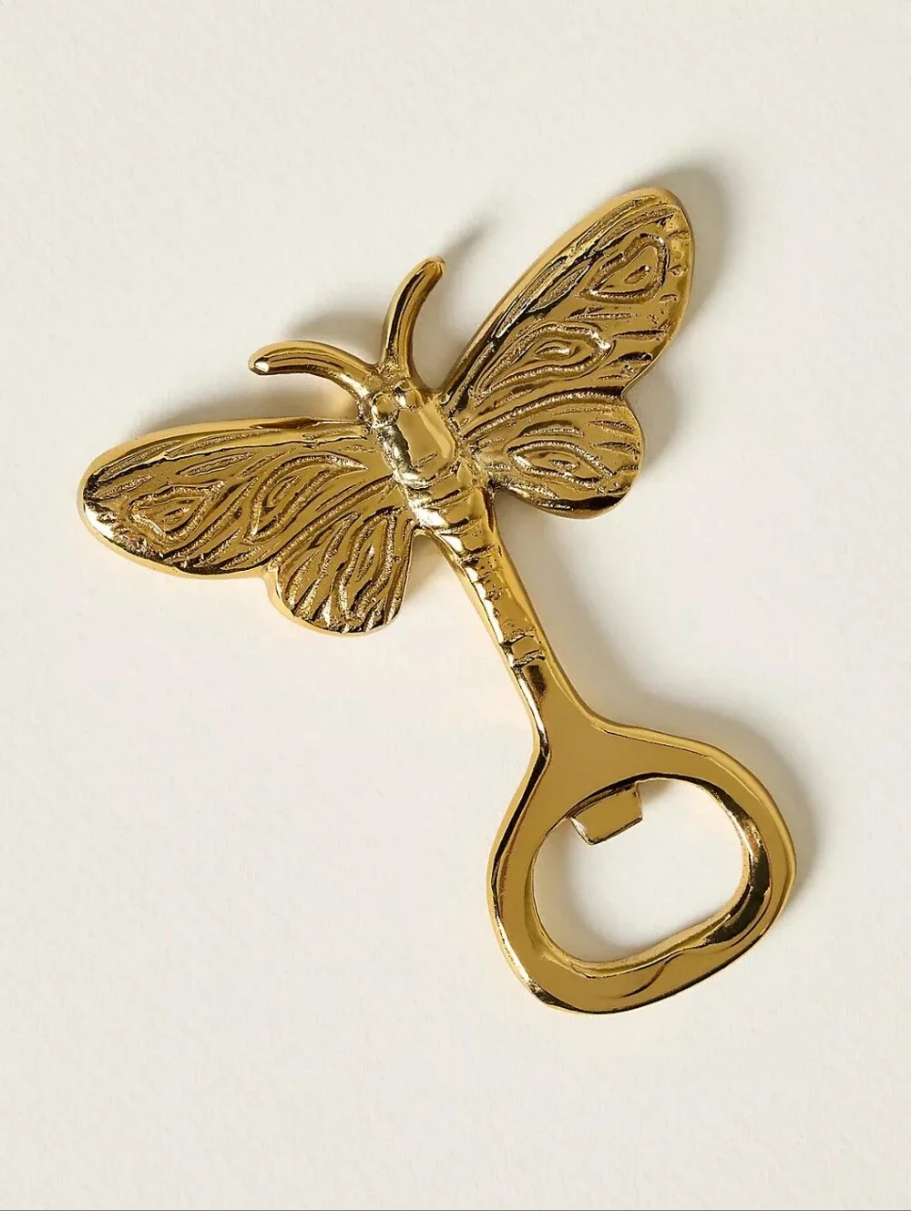 Anthropologie Catherine Martin Midnight Creatures Brass Bottle Opener Moth